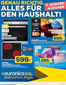 EURONICS Mindelheim Prospekt der aktuellen Woche, gültig von 17.10.2026 bis 23.10.2026 Aktueller EURONICS Mindelheim Prospekt "GENAU RICHTIG. ALLES FÜR DEN HAUSHALT!" mit 4 Seiten
