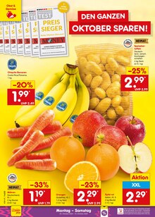 Bananen im Netto Marken-Discount Prospekt "Aktuelle Angebote" mit 70 Seiten (Dortmund)
