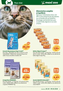 Promo Alimentation Chat dans le catalogue Maxi Zoo du moment à la page 6