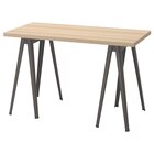 Schreibtisch Eicheneff wlas/dunkelgrau Angebote von LAGKAPTEN / NÄRSPEL bei IKEA Siegen für 63,99 €