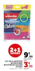 LOT DE 4 LAVETTES MICROFIBRE MULTIPACK COLORS - Vileda en promo à 9,98 € chez Super U LOT DE 4 LAVETTES MICROFIBRE MULTIPACK COLORS - Vileda dans le catalogue Super U
