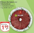 Bio Salami im Angebot bei GLOBUS in Rüsselsheim Bio Salami Angebote von Wiltmann bei GLOBUS Rüsselsheim für 1,99 €