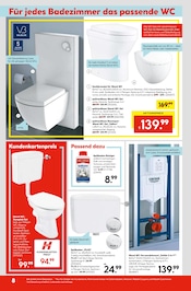Wand-Wc-Set Angebote im Prospekt "Ihr Projekt im Herbst!" von Hellweg auf Seite 8