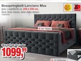 Boxspringbett Lanciano Max im Angebot bei Die Möbelfundgrube in Völklingen Boxspringbett Lanciano Max Angebote bei Die Möbelfundgrube Völklingen für 1.099,99 €