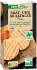 Brat- und Grilltaler Natur von REWE Bio für 2,39 € bei REWE im Angebot Brat- und Grilltaler Natur von REWE Bio im aktuellen REWE Prospekt