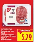 Hamburger vom Rind von GUT&GÜNSTIG für 5,79 € bei E center im Angebot Hamburger vom Rind von GUT&GÜNSTIG im aktuellen E center Prospekt