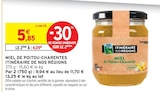 Miel de Poitou-Charentes - ITINÉRAIRE DE NOS RÉGIONS en promo chez Intermarché Express Miel de Poitou-Charentes - ITINÉRAIRE DE NOS RÉGIONS dans le catalogue Intermarché Express