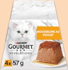 Mousseline au Poulet - Purina Gourmet Révélations - Intermarché Hyper Mousseline au Poulet - Purina Gourmet Révélations à 1,90 € dans le catalogue Intermarché Hyper