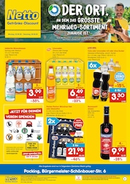 Netto Marken-Discount Prospekt für Bad Füssing mit 6 Seiten Netto Marken-Discount Prospekt für Bad Füssing: "DER ORT, AN DEM DU IMMER AUSGEZEICHNETE PREISE FINDEST.", 6 Seiten, 03.08.2026 - 08.08.2026