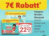 Windeln Maxipack Angebote von Pampers bei GLOBUS Bruchsal für 22,22 €