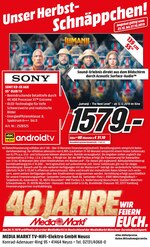 Media-Markt Prospekt "Aktuelle Angebote", 1 Seiten, für Grevenbroich, 19.10.2019 - 21.10.2019 Media-Markt Prospekt "Aktuelle Angebote", 1 Seiten, für Grevenbroich, 19.10.2019 - 21.10.2019