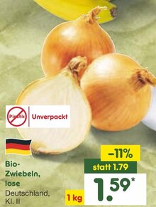 Bio Zwiebeln, lose bei Netto Marken-Discount in Baden-Baden Bio Zwiebeln, lose im Angebot bei Netto Marken-Discount Baden-Baden für 1,59 €