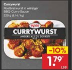 Aktuelles Currywurst Angebot bei Netto Marken-Discount in Düsseldorf ab 1,79 €