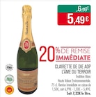 CLAIRETTE DE DIE AOP - L’ÂME DU TERROIR en promo à 5,49 € chez Supermarchés Match CLAIRETTE DE DIE AOP - L’ÂME DU TERROIR dans le catalogue Supermarchés Match