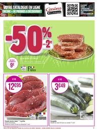 Prix et réduction Viande dans le prospectus Casino Supermarchés en cours Offre Viande dans le catalogue Casino Supermarchés du moment à la page 5
