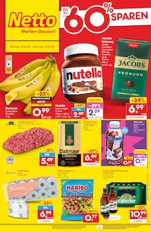 Nutella im Netto Marken-Discount Prospekt "Aktuelle Angebote" mit 61 Seiten (Langenhagen)