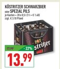 Schwarzbier oder Spezial Pils Angebote von Köstritzer bei Marktkauf Enger für 13,99 €