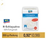 H-Schlagsahne Angebote von aro bei Metro Worms für 0,98 €