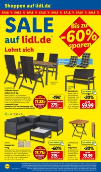 Gartenmöbel im Lidl Prospekt "LIDL LOHNT SICH" mit 68 Seiten (Göttingen)