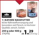 Katzen-Nassfutter im Angebot bei Dehner Garten-Center in Kassel Katzen-Nassfutter Angebote von Dehner Premium bei Dehner Garten-Center Kassel für 1,29 €