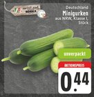 EDEKA Leverkusen - Minigurken Angebot im Prospekt Minigurken bei EDEKA im Leverkusen Prospekt für 0,44 €