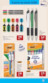 Promos Bic dans le catalogue "NOS PRODUITS RENTRÉE À MOINS DE 2 €" de Aldi à la page 25 Promos Bic dans le catalogue "NOS PRODUITS RENTRÉE À MOINS DE 2 €" de Aldi à la page 25