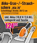 Akku-Gras-/Strauchschere HSA 26 von Stihl im aktuellen Hornbach Prospekt für 124,95 €