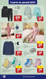 Prix et réduction Vêtements Enfant dans le prospectus Aldi en cours Offre Vêtements Enfant dans le catalogue Aldi du moment à la page 42