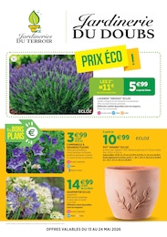 Prospectus Jardineries & Animaleries de Jardineries du terroir à Dannemarie: "PRIX ÉCO !", 4 pages, 13/05/2026 - 24/05/2026