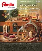 Weihnachten im famila Nordost Prospekt in Bad Oldesloe Aktueller famila Nordost Prospekt mit Weihnachten, "Draußen kalt; drinnen gemütlich!", Seite 1