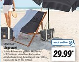 Liegestuhl im Angebot bei Lidl in Hoyerswerda Liegestuhl Angebote von SANSIBAR bei Lidl Hoyerswerda für 29,99 €