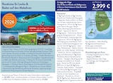 Rundreise Sri Lanka & Baden auf den Malediven für 2.999,00 € bei ALDI Nord im Angebot Rundreise Sri Lanka & Baden auf den Malediven im aktuellen ALDI Nord Prospekt