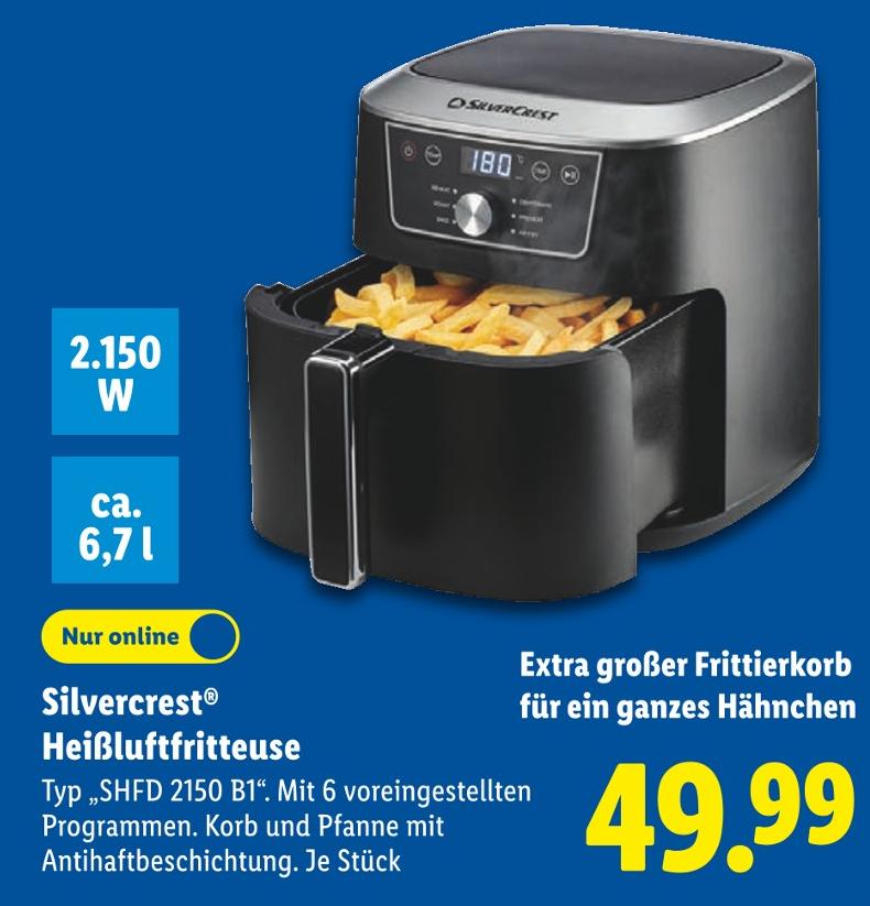 Heißluftfritteuse