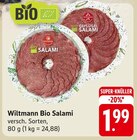 Bio Salami oder Geflügel Salami Angebote von Wiltmann bei EDEKA Pforzheim für 1,99 €