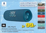 Flip 6 Bluetooth-Lautsprecher von JBL im aktuellen EURONICS Prospekt