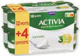 Activia nature dans le catalogue Super U