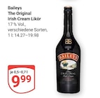Aktuelles The Original Irish Cream Likör Angebot bei GLOBUS in Erfurt ab 9,99 €