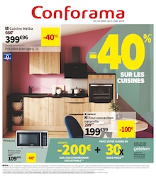 Prospectus Conforama à Toulouse, "Conforama", 1 page, 04/04/2024 - 13/05/2024