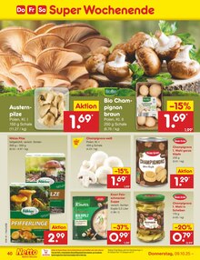 Pfifferlinge im Netto Marken-Discount Prospekt "Aktuelle Angebote" mit 59 Seiten (Rostock)