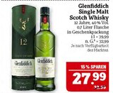 Single Malt Scotch Whisky Angebote von Glenfiddich bei Marktkauf Schweinfurt für 27,99 €