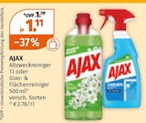 Allzweckreiniger oder Glas- & Flächenreiniger von AJAX im aktuellen Müller Prospekt für 1,11 €