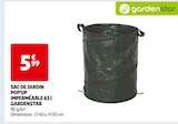 SAC DE JARDIN POP'UP IMPERMÉABLE 63 l - GARDENSTAR en promo chez Auchan Supermarché Tremblay-en-France à 5,99 €