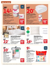 Promos Oreiller dans le catalogue "BIEN AU CHAUD" de Auchan Hypermarché Oreiller en promo dans le catalogue Auchan Hypermarché à la page 4