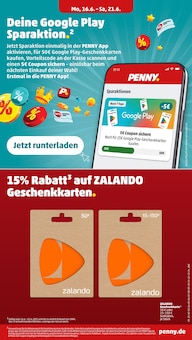 Geschenkkarte im aktuellen Penny Prospekt (Stuttgart) Geschenkkarte im Penny Prospekt "Wer gĂŒnstig will, muss Penny." mit 47 Seiten (Stuttgart)