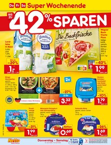 Pizza im Netto Marken-Discount Prospekt "Aktuelle Angebote" mit 70 Seiten (Ulm)