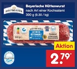 Bayerische Hüttenwurst im Netto Marken-Discount Prospekt Bayerische Hüttenwurst von Hotmair im aktuellen Netto Marken-Discount Prospekt für 2,79 €