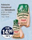 Gänsebrust von Hafermastgans für 14,99 € bei V-Markt im Angebot Gänsebrust von Hafermastgans im aktuellen V-Markt Prospekt