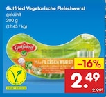 Netto Marken-Discount - Vegetarische Fleischwurst Angebot im Prospekt Vegetarische Fleischwurst bei Netto Marken-Discount im Prospekt "" für 2,49 €