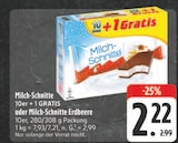Milch-Schnitte 10er + 1 GRATIS Angebote bei E center Schweinfurt für 2,22 €
