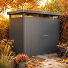Metall-Gerätehaus HighLine im Angebot bei OBI in Nürnberg Metall-Gerätehaus HighLine Angebote von biohort bei OBI Nürnberg für 1.799,00 €
